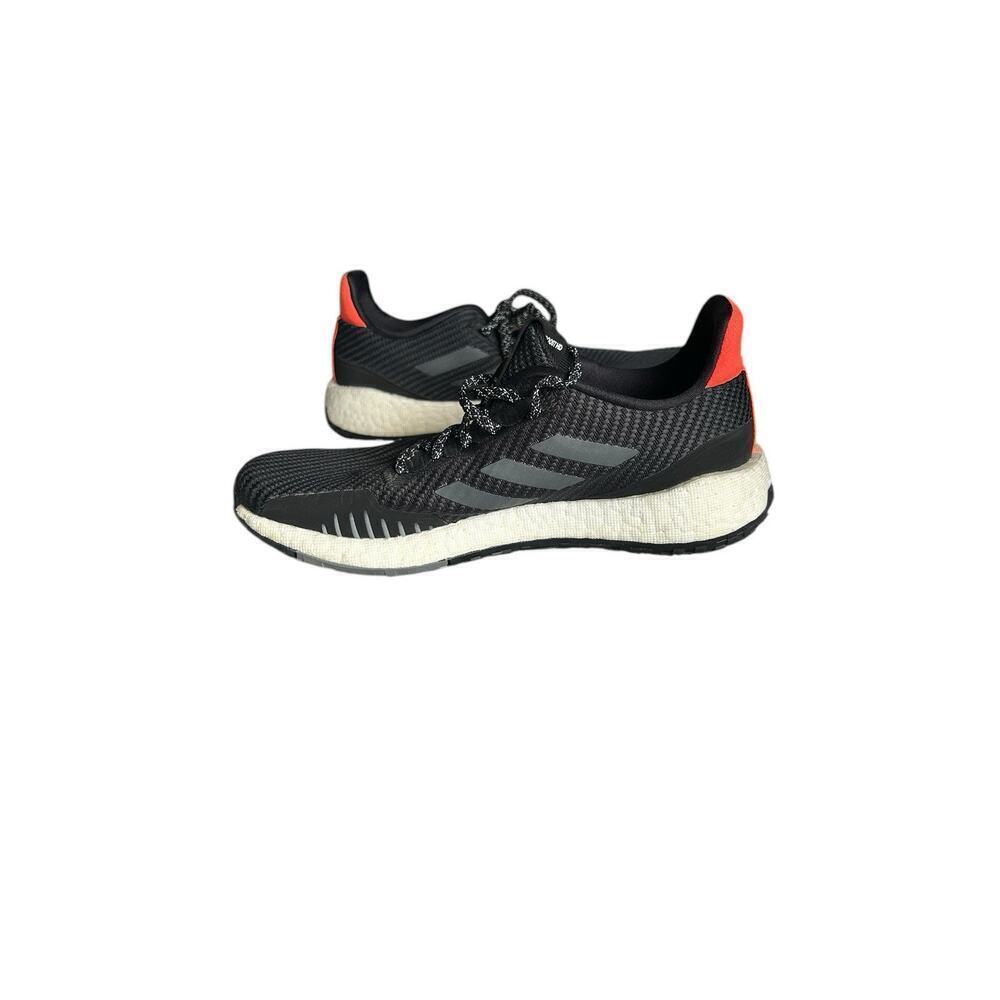 Adidas Mens PulseBoost HD CLU 600001 Black Running Shoes Sneakers Size 7